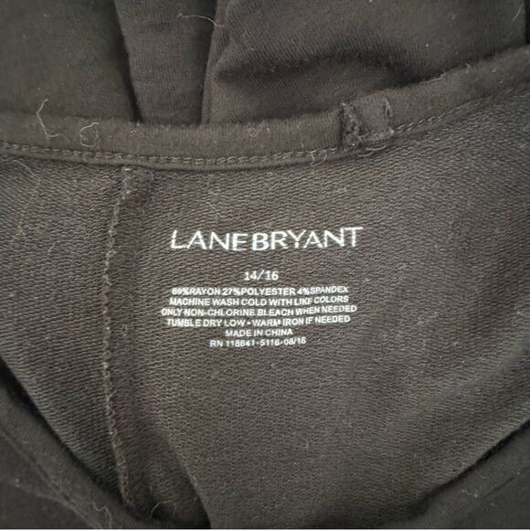 Lane Bryant Top Black with Sequins 14 16 - Picture 8 of 9